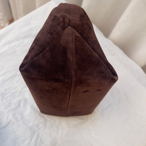 Khaite  Small Beatrice Suede Hobo Bag - Picture 10 of 11